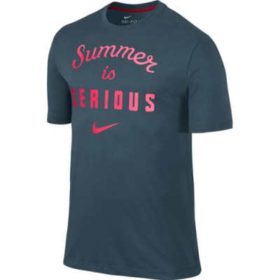 Футболка мужская NIKE 652611-483  Summer Is Serious